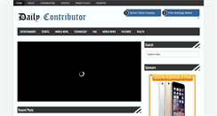 Desktop Screenshot of dailycontributor.com