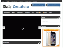 Tablet Screenshot of dailycontributor.com